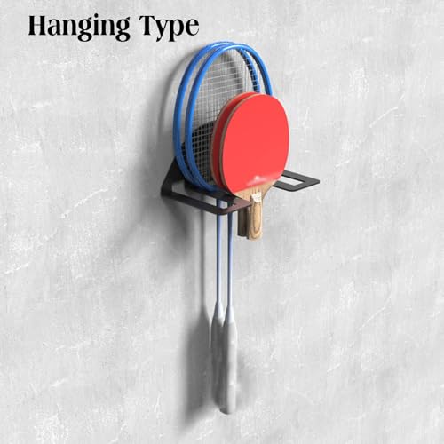 Soporte Montado en Pared para Raquetas de Bádminton y Tenis miniatura 3