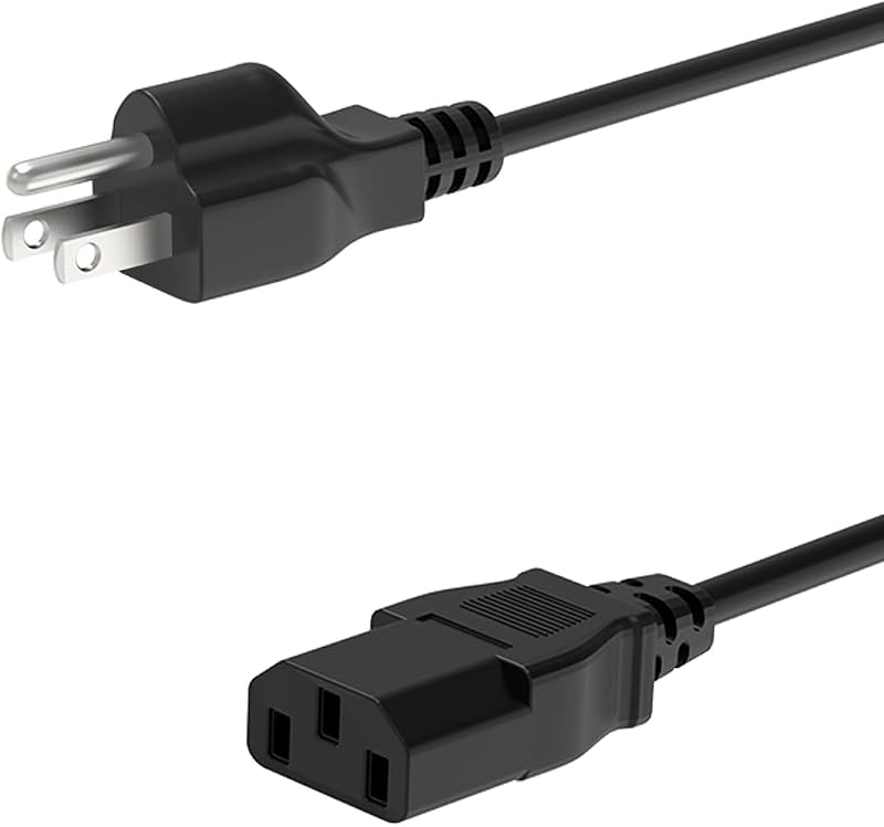 AC Power Cord Cable Compatible with Anker SOLIX C300 C300X Portable Power Station