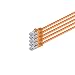 Produktbild RJ45 Patchkabel m. CAT 7 Rohkabel PIMF orange 3m
