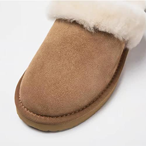 DERWENT Pantofole da Casa da Donna in Pelle di