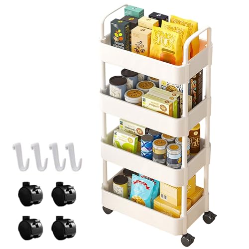 �䏊 �L�b�`�����b�N �H�i �������I �①�ɉ��A��/�� 3�i�E4�i �ړ��� �I�[�v�� �V�F���t ���i�̎��o�����e�ՁAABS�v���X�`�b�N�f�� ���萫�Ƒω׏d���A���[�� �X�i�b�N �I�[�K�i�C�U�[ ���r���O �Q�� ����������[(White,96cm)