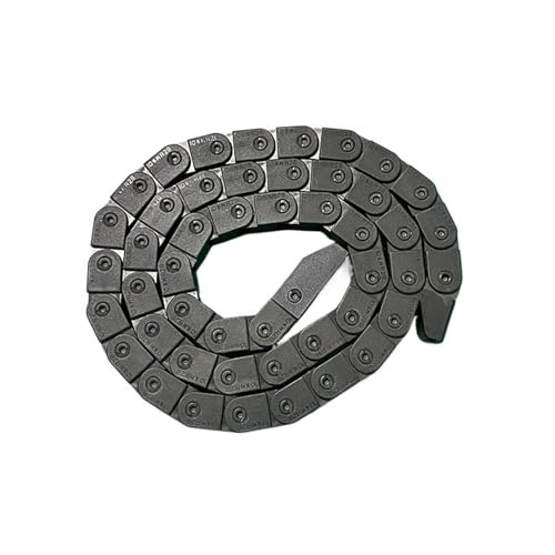 Chaîne porte-câbles 1000mm 7x15mm avec connecteurs d'extrémité pour guidage de câbles CNC