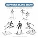 TSY TOOL 18 Pcs of HG144 Action Figure Stand, Display Holder Base, Doll Model Support Stand Compatible with 6