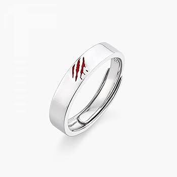 爪痕 Amazon.co.jp: 虎の爪痕の男性のかっこいい開口調節銀色の百合