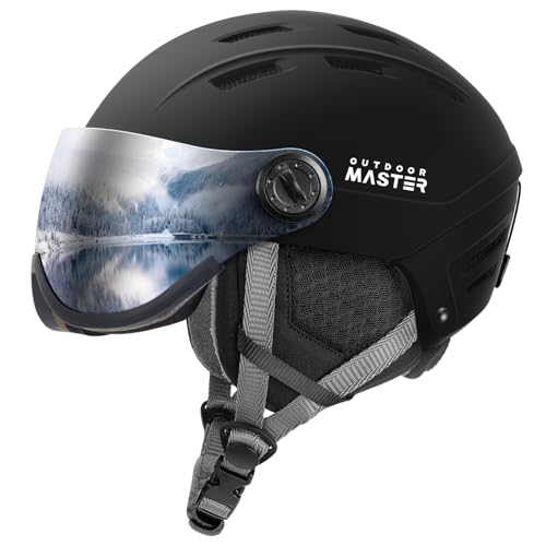 OutdoorMaster Snowboard Helmet with Ski Goggles,Ski Helmet and 2-in-1 Visor...