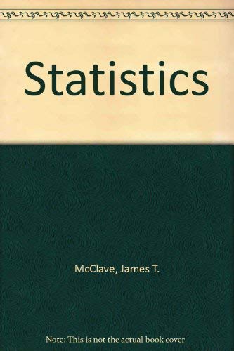 Statistics 0895170167 Book Cover