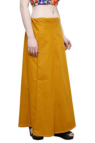 Image of Pistaa's combo of Women's Cotton Best Plain Solid Indian Readymade Inskirt Saree petticoats