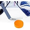 AceFox Heavy Training Ice Hockey Pucks - 10 oz Weight, 3'' Diameter, 1'' Thickness, 6 Pack (Weighted Puck)
