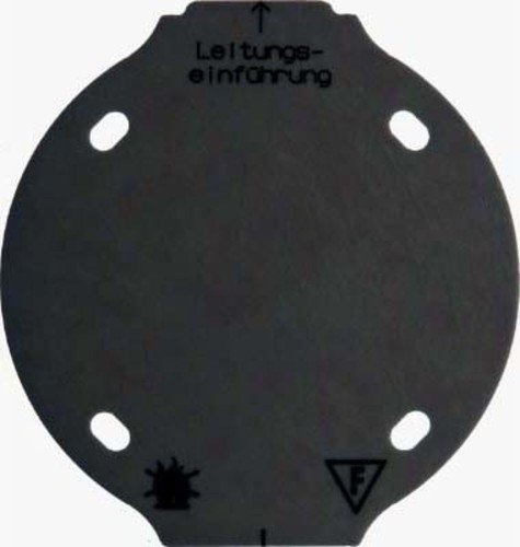 Preisvergleich Produktbild Hager selbstverlöschend für Sockel schwarz