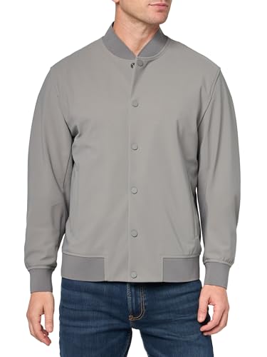 [Theory] ウインドブレーカー Murphy Jacket in Precision Ponte メンズ ソフト グレー Medium