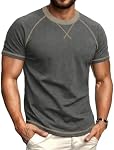 Rela Bota Mens Casual T Shirts Short Sleeve Stretch Fit Crewneck Lightweight Soft Tee Shirts for Men