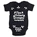 G-graphics Papa, Du Kannst es schaffen! Baby Body Suit Strampler (250.0211) (0-3 Monate, schwarz)
