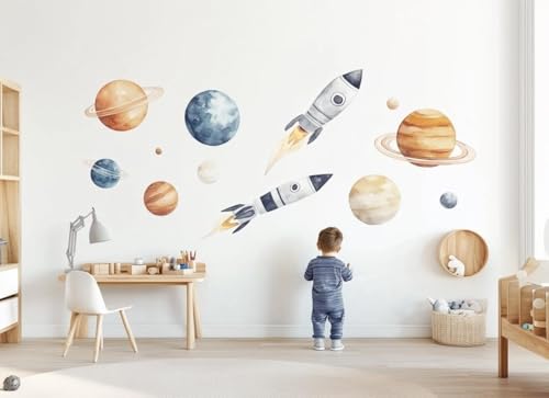 Vinilo Decorativo Espacial para Niños 40.64x40.64 cm