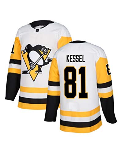 WUJIAJIA # 81 Phil Kessel Maillots De Joueur Hockey sur Glace Hommes Sweatshirts Tee-Shirt Respirant À Manches Longues Cover