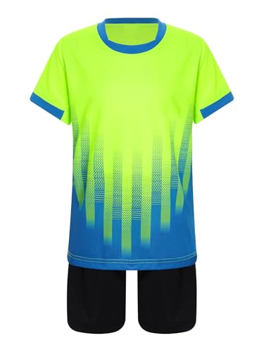 easyforever Kids Boys School Pe Kit Football Training Suit Sports Set Pcs Tshirt and Shorts Active Sportswear Tracksuits3