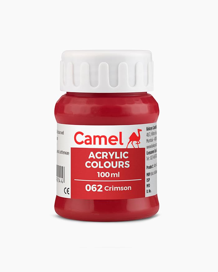 Eoast Camel Acrylic Paint - Crimson Red 100ml -1