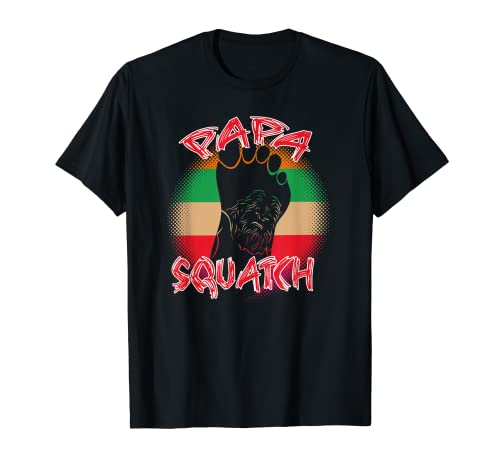 Homme Papa Squatch Funny Bigfoot Fête des Pères Dad Bigfoot Sasquatch T-Shirt