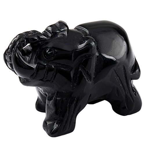 Cristal de guérison éléphant de poche Rockcloud pour décorer votre bureau
