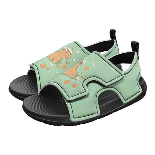 Boys Flame Sandals Kids Open Toe Outdoor Hiking Sandals Lightweight Athletic Beach Water Sport Shoes Adjustable3