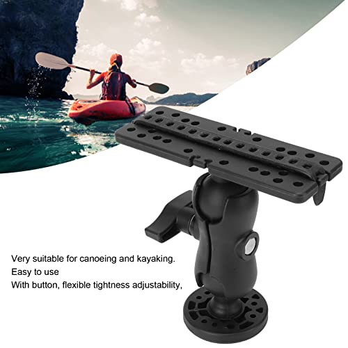 Image of Universal Fish Finder Base, 360 Degree Swivel Ball Mount Fish Finder Mount, Fish Finder Bracket Mounting Plate for Canoes, Kayaks