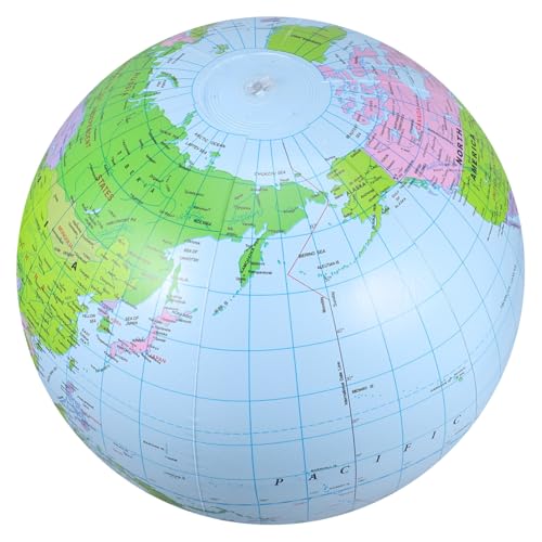 Cabilock Globe Gonflable Géant Éducatif Pour Garçons Et Filles Jouet Dexpérimentation Scientifique Gonflable Carte Du Monde Décorative Pour La Maison