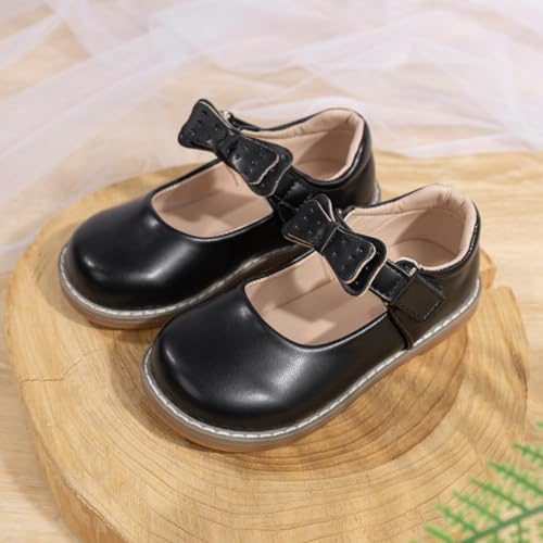 Toddler Girls Princess Dress Shoes Flower Girl Mary Jane Flats School Uniform Oxford for Wedding Party Church2