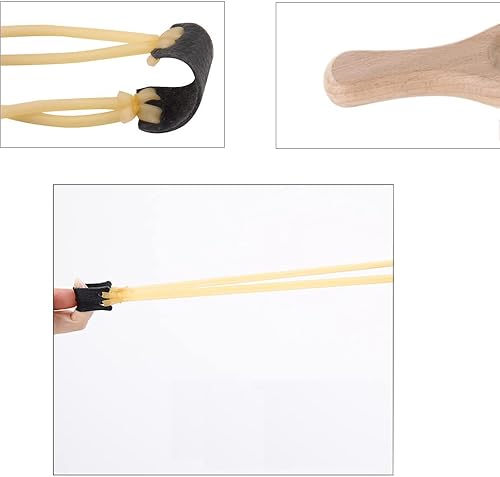 Miniatura 3 de Juguete de catapulta de madera para principiantes, juguete de catapulta de entrenamiento de habilidades de caza al aire libre, utilizado para