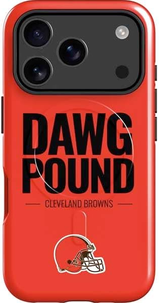Skinit Impact Phone Case Compatible with iPhone 17 Pro Max Magsafe - Officially Licensed NFL Cleveland Browns - Blast Design