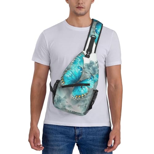 Man's Cross Chest Bag Diagonally Sling Backpack Shoulder Bag miniatura 7