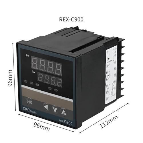 Thermostat affichage numérique DC24V REX C400 C700 pour sonde PT100 relais SSR