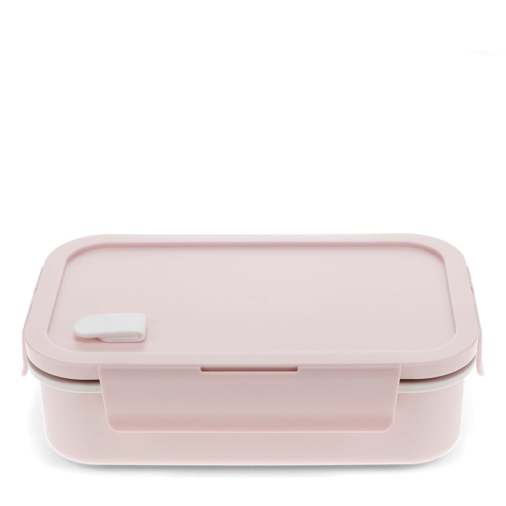 REX London Kids Lunch Box, Bento Box with Compartments, lunchbox, Pink
