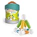 Guidecraft Grippies Builders - 20 Piece Set, Tactile STEM Soft Grip Magnetic Building Toy for Toddlers
