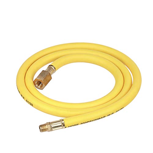 Amazoncommercial Gac-Hr-004 Air Reel Retractable 3/8" Inch X 50' Feet Premium Commercial Flex Hybrid Polymer Hose Max 300 Psi Heavy Duty Steel Frame, 13.2''X5.5''X11'', Squid Ink, Daisy #TOP4