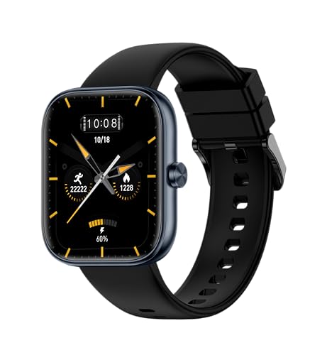 Smart Watch for Men Women(Answer/Make Calls), 1.83HD Fitness Watch, with Heart Rate/Sleep Monitor, 110+Sports Modes Fitness Tracker with Step Counter, IP68 Waterproof, for Android iOS, Deep Black