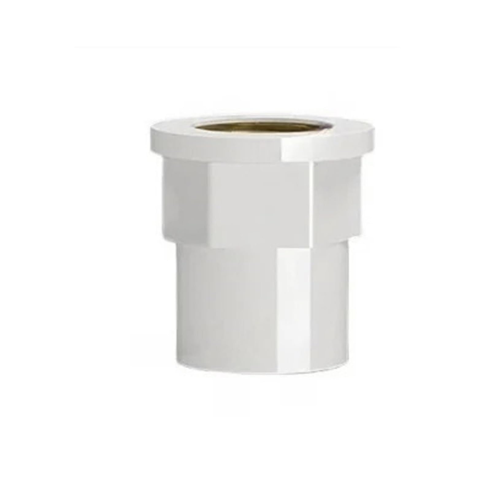 Ngpmkjnld Straight Pvc Pipe Adapter, Pvc Copper Thread Joints Reducers Aquarium Fish Irrigation Adapter 1/2-1 Inch To 20-32Mm(,1I2 Inch-32Mm-White)