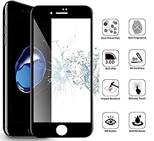 Image of STP FEEL [2 Pack Military Grade Premium Tempered Glass For iPhone 7 / iPhone 8 (4.7 Inch) Edge to Edge Super Tough 9H Hardness Screen Protector Guard with Easy Installation Kit