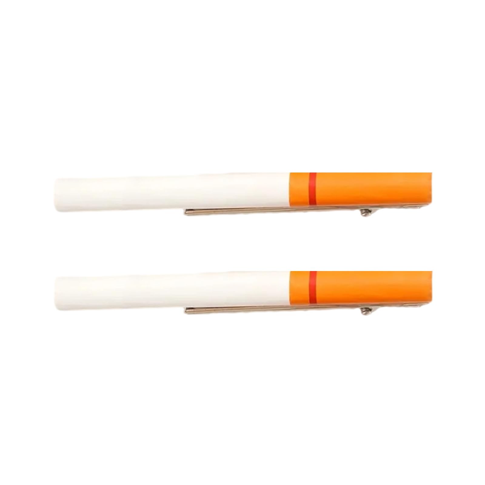 MICFENY Pack Of 2 Resin False Cigarettes Hairpins Humorous Hair Accessories For Cosplay Themed Event Secure Grip