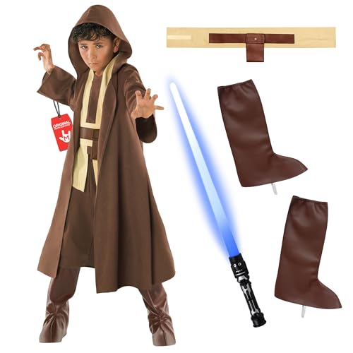Morph Fantasy Hooded Robe And Sabre - Star Costume Boys - Halloween Costumes For Boys - Space Cosplay For Kids Halloween