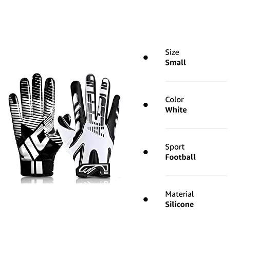 Rid Chen Football Gloves 2.0 Adult Football Receiver Gloves,Tacky Grip Skin Tight Adult Football Gloves And Enhanced Performance Football Gloves For Adult And Kids #TOP6