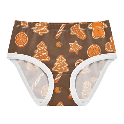 Christmas Cookies Trees Xmas Girls Underwear Toddlers 2t Cotton Cute Panties Girl Funny Briefs Undies Kids