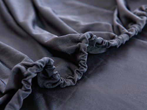 Cornasee Housse de canapé Extensible 3 Places avec accoudoirs,Revêtement de Canapé (Noir,3 Places) - Image 6