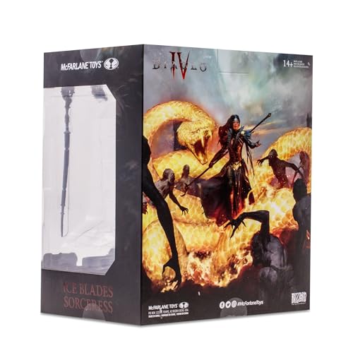 McFarlane Bizak Diablo IV Collection Epic Sorceress Decorative Figure Video Game Figure 15 cm with Accessories and a Secret Toy Weapon for Collectors from 14 Years (64386739) - Image 3