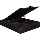  Epeda Sommier Lit Coffre Élite - Chenillé Gris 140x190