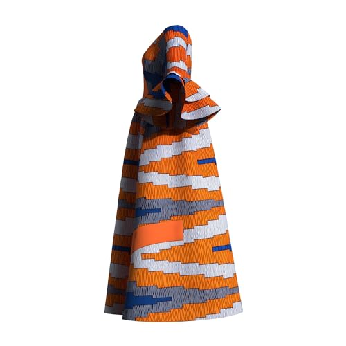 Image of iooiooi Womens African Print Party Maxi Dress Tradition Dashiki Ankara Long Dress & Headwrap