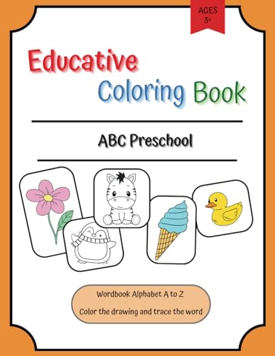 Alphabeth A to Z Educative Coloring Book