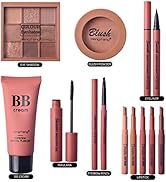 ICE LOVE All in One Makeup Kit, 11-Piece Women Complete Makeup Kit, a Must-Have Gift Set for Begi...