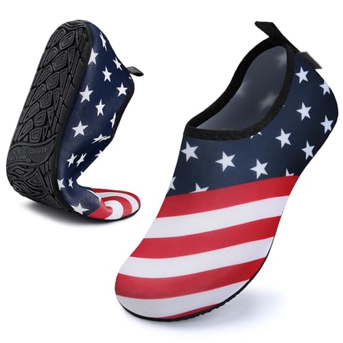 Image of WateLves Womens and Mens Kids Water Shoes Barefoot Quick-Dry Aqua Socks for Beach Swim Surf Yoga Exercise