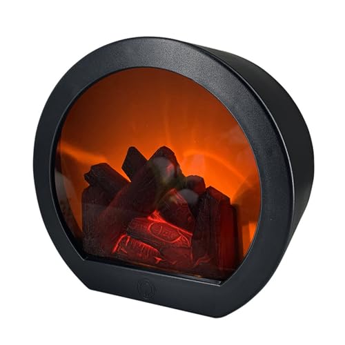 Derwrtup Lámpara LED De Llama para Chimenea