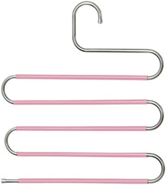 Multifunctional Pants Hanger Wardrobe Closet Large Capacity Storage Rack(D)