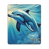 Designs élégants : le tapis de souris imprimé dauphin vous regardant 1 doit non seulement être fonctionnel et pratique, mais aussi attrayant, de beaux motifs et des couleurs vives le rendent éclatant, notre gamme de produits comprend une variété de designs tendance et accrocheurs. Votre vie de bureau apporte une nouvelle sensation